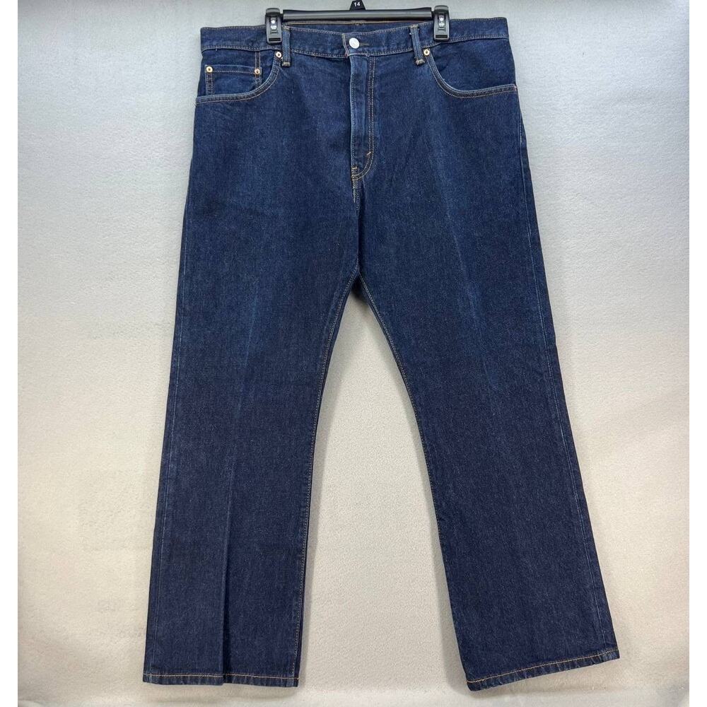 Levi's 517 Men's Bootcut Jeans Size W38 L30 Dark Denim Wash - Picture 1 of 12